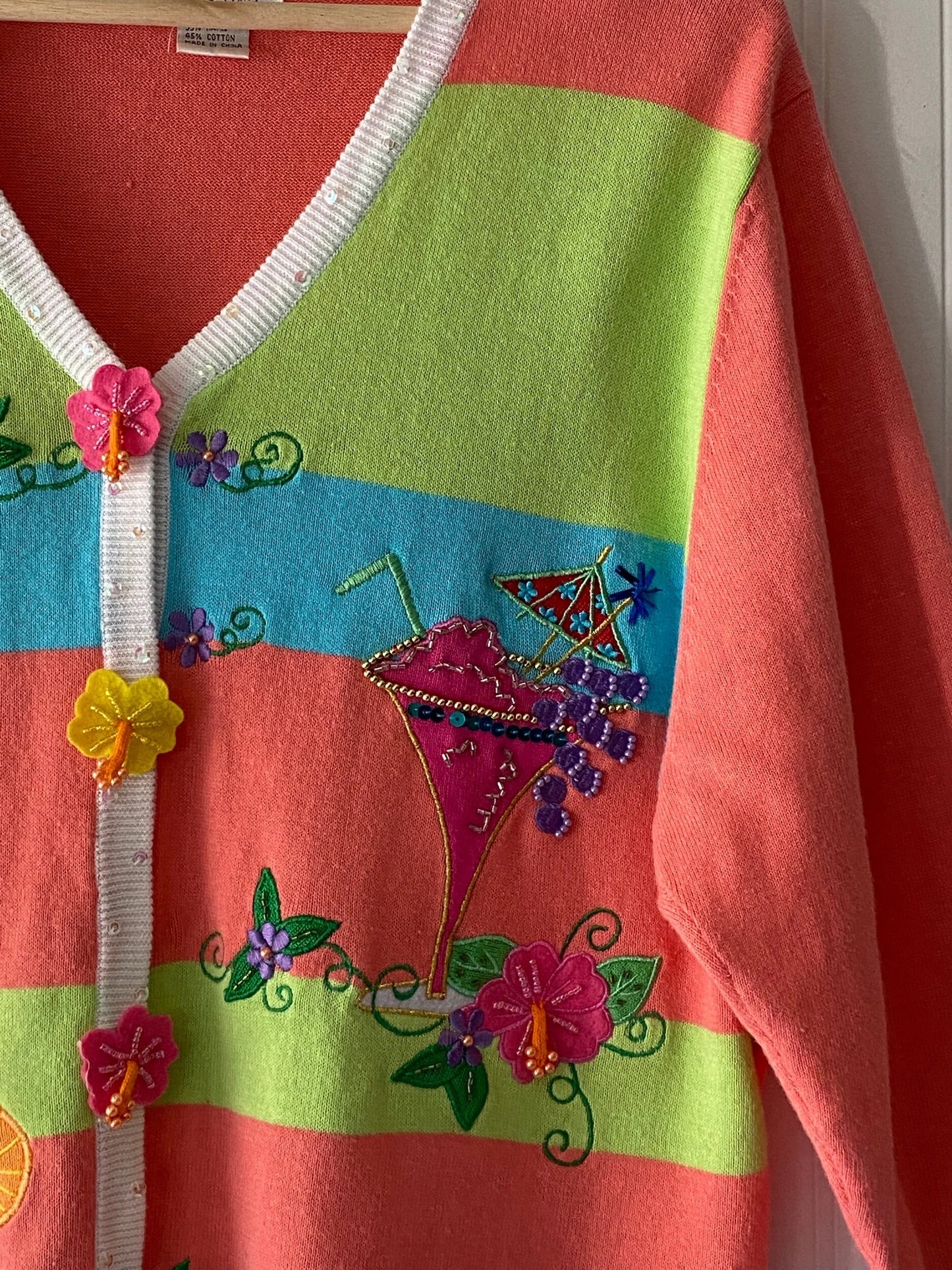 Summer Drinks Cardigan – Large