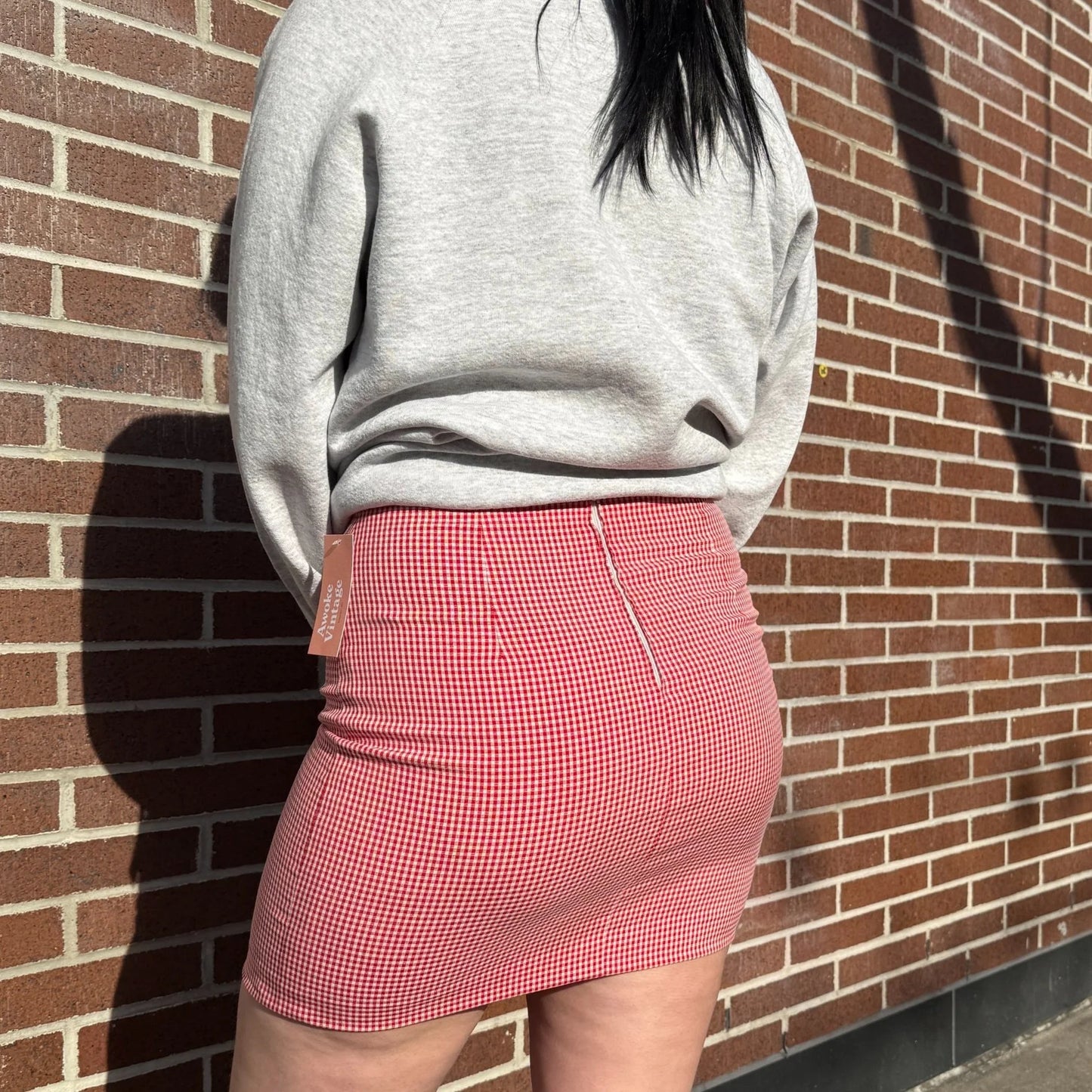 Gingham Mini Skirt