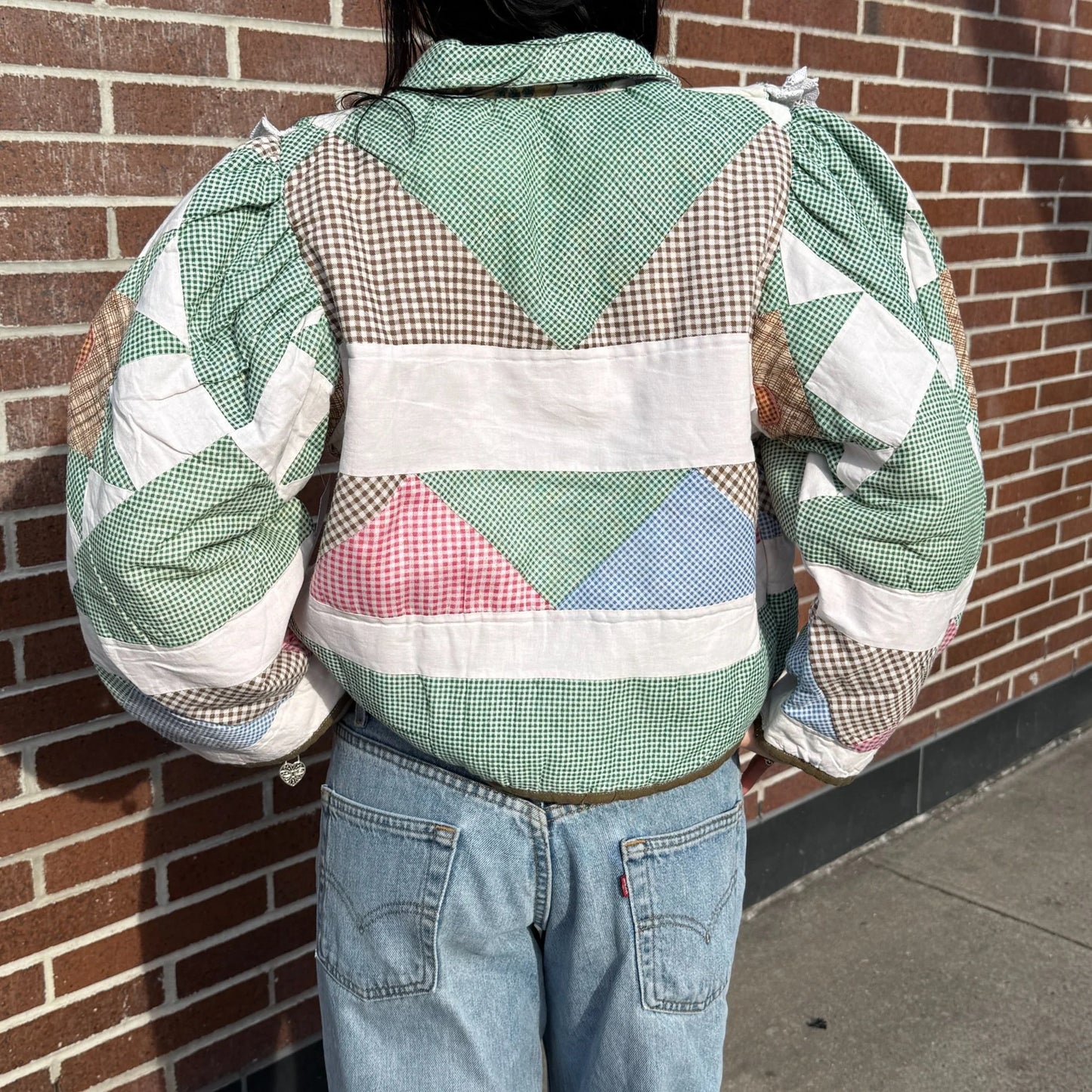 Cropped Quilted Jacket