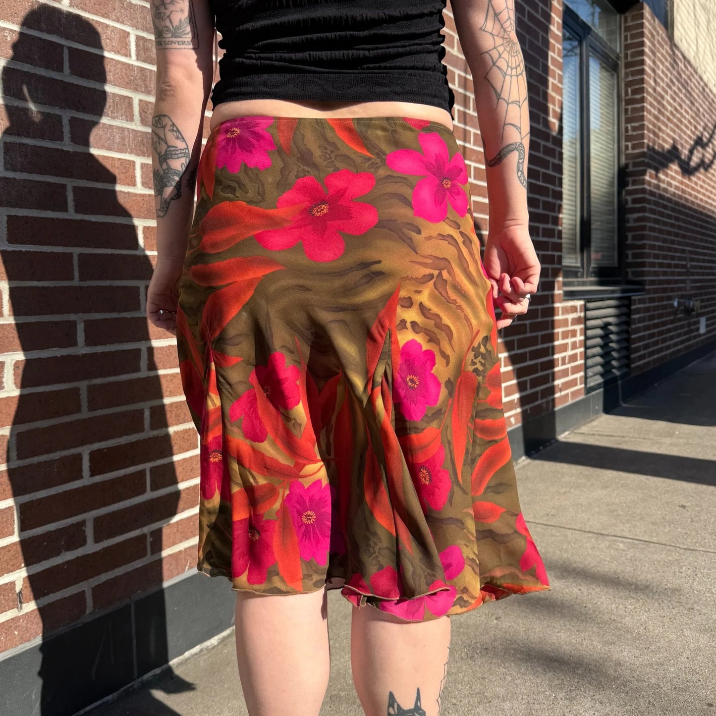 Tropical Midi Skirt