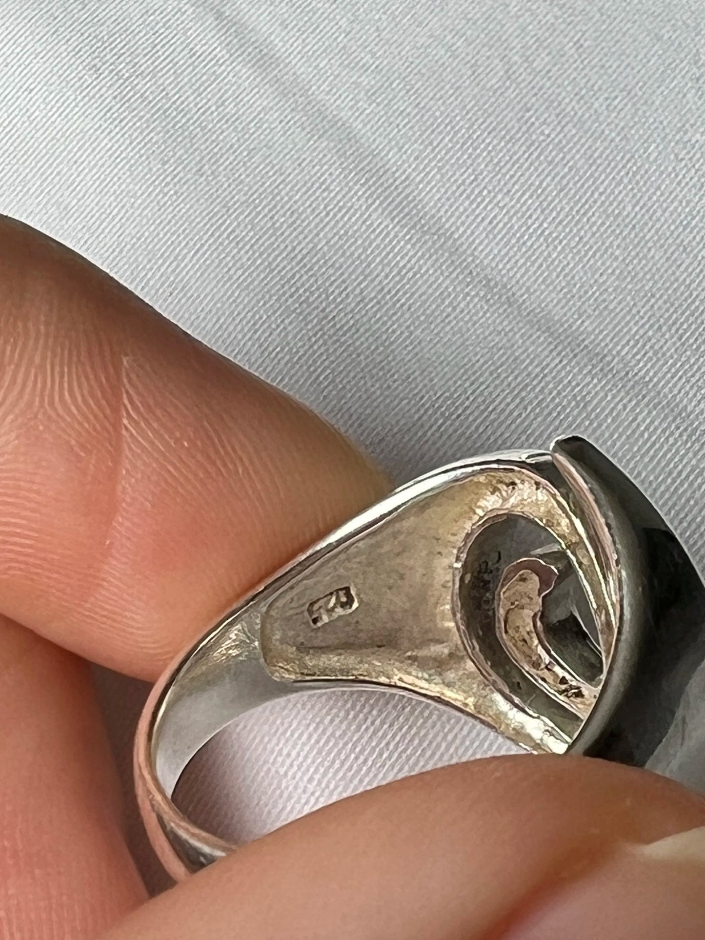 925 Sterling Silver Ring: Spiral