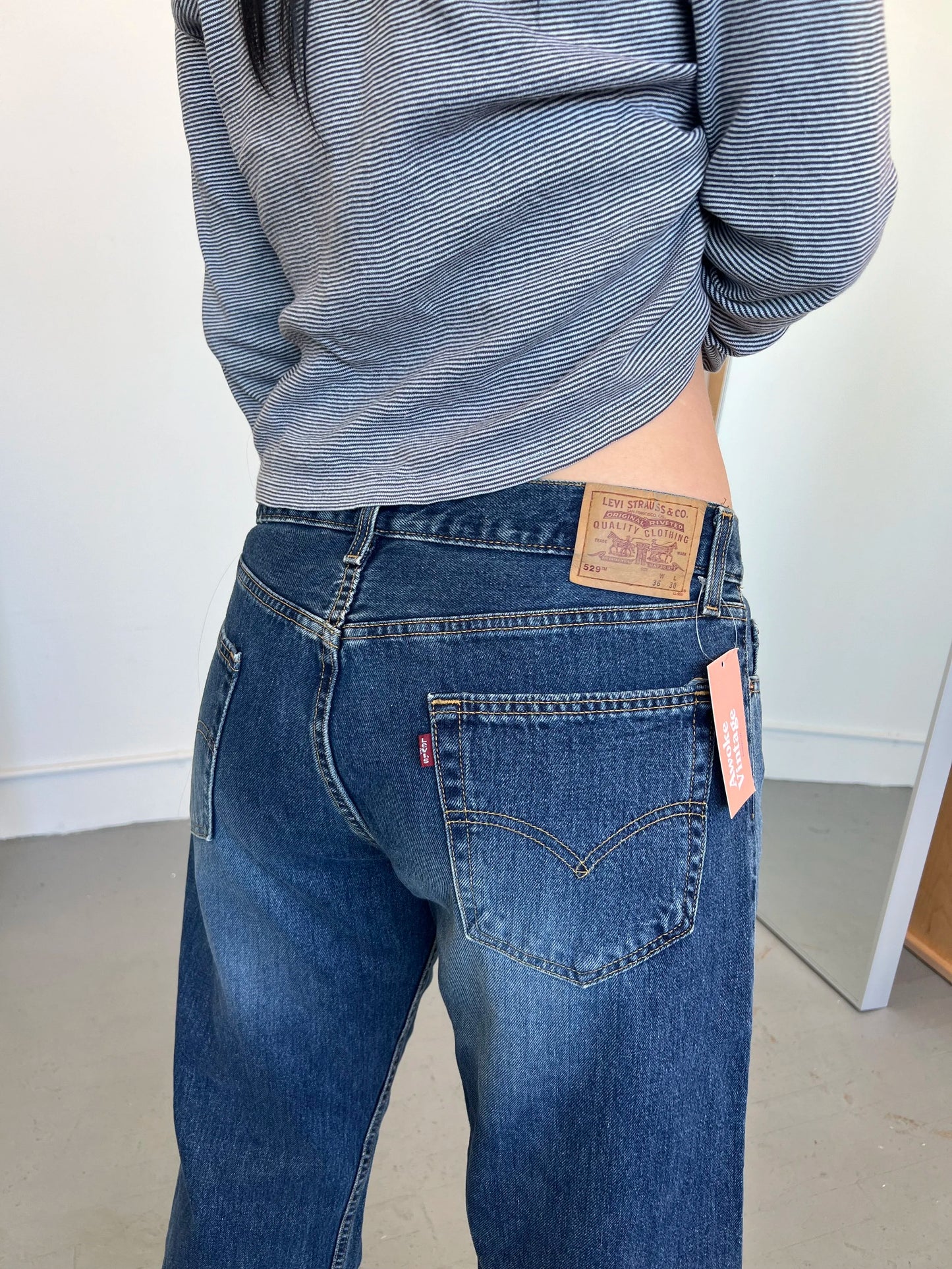 Levis Low Rise Straight Jeans 529 - W 34"
