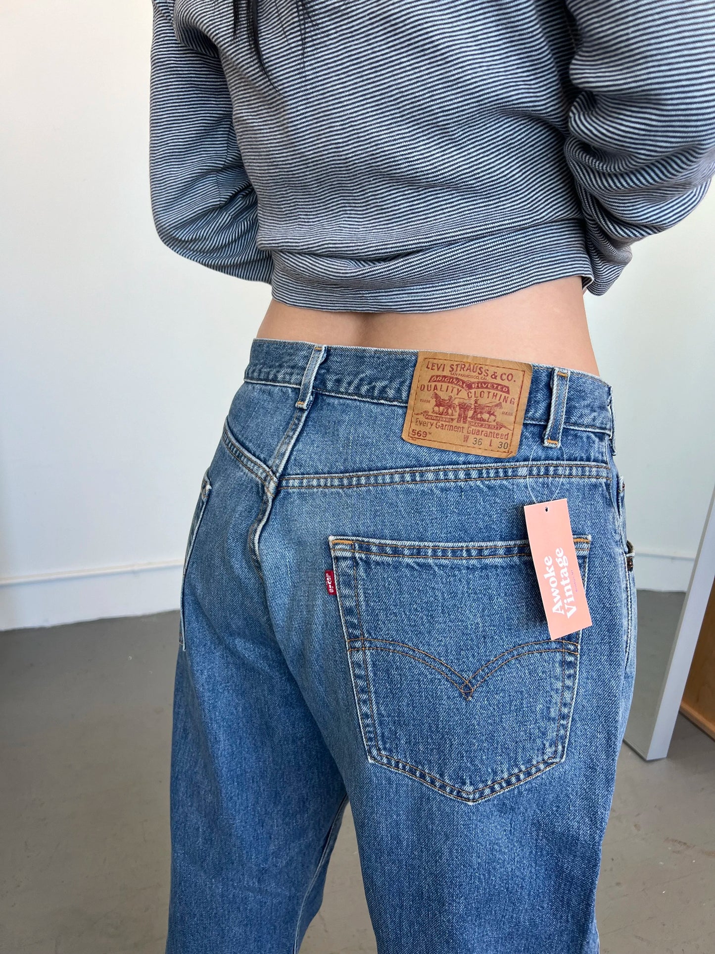 Levis Loose Straight Jeans 569 - W 34"