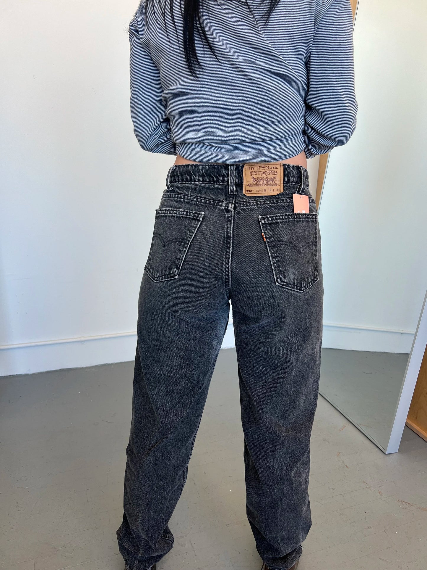 Levis 550 Orange Tab Jeans - W: 30"