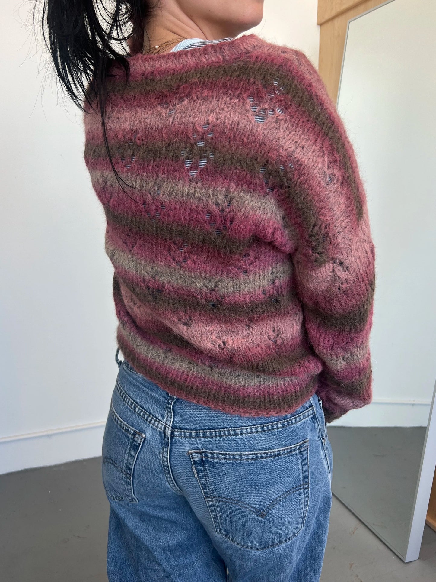 Pink Ombre Sweater