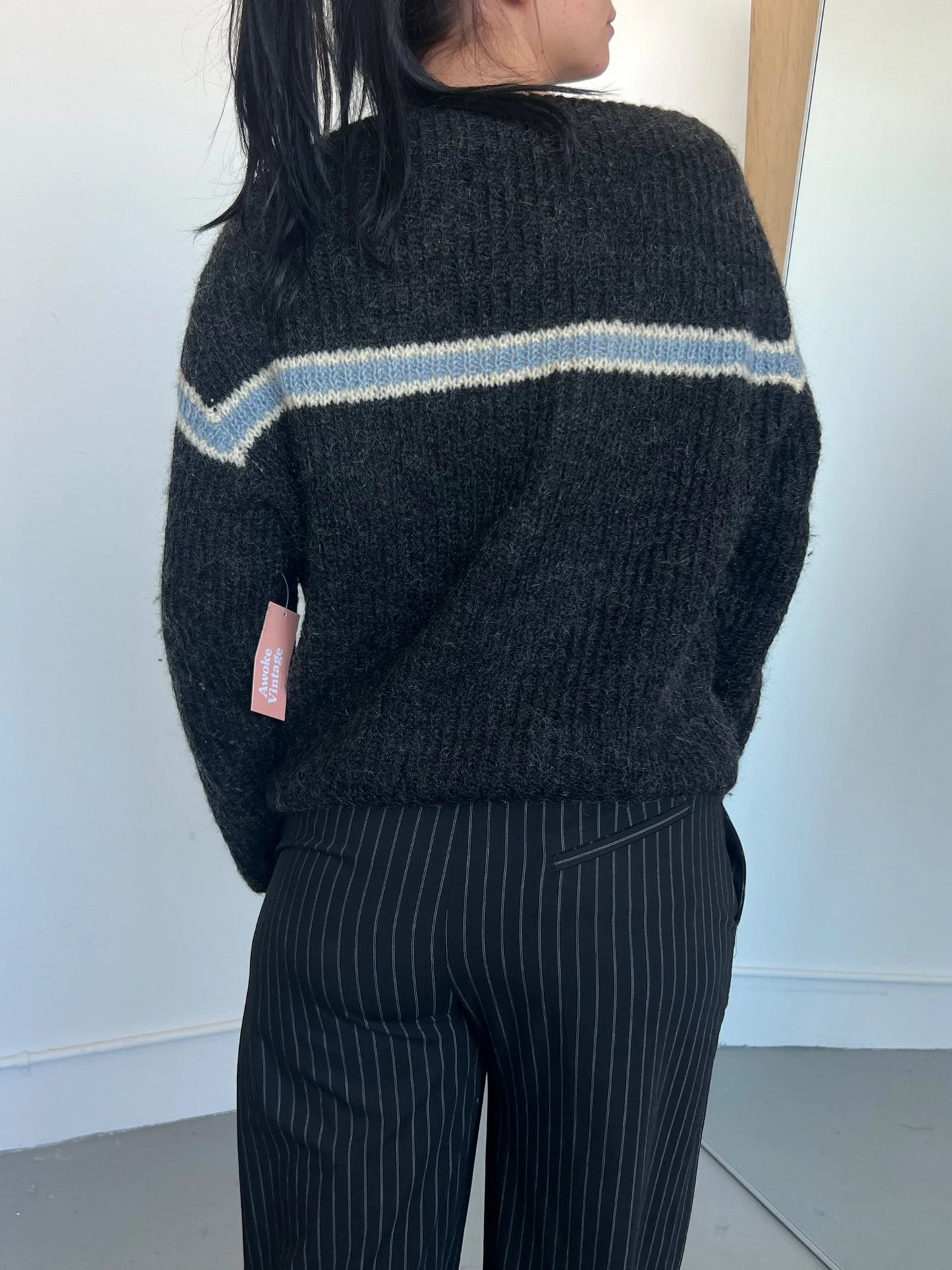 Y2k Striped Sweater