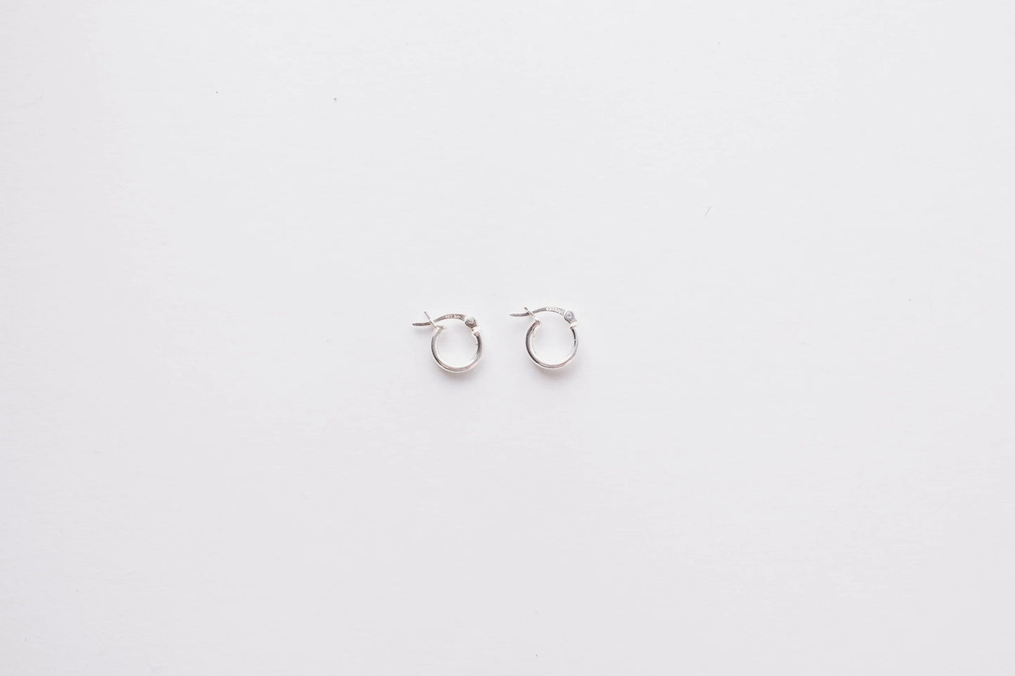Sterling Silver Hoops – Silver