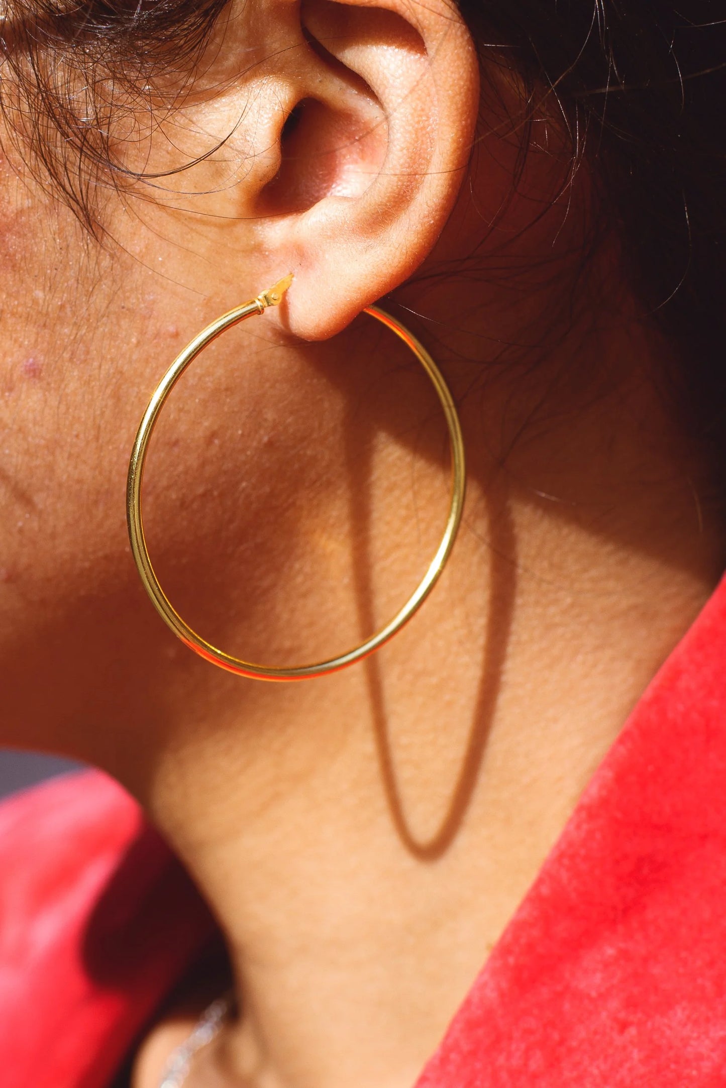 Sterling Silver Hoops – Gold Plated