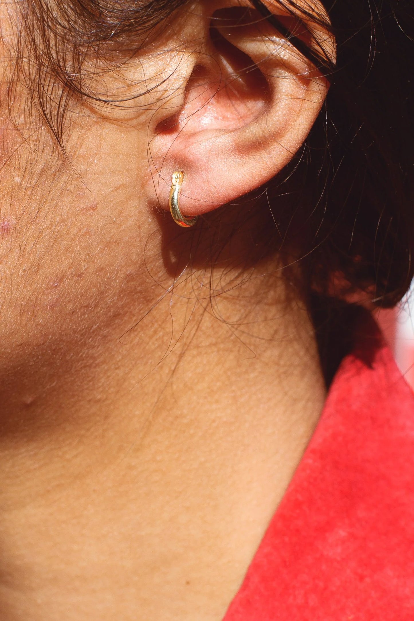 Sterling Silver Hoops – Gold Plated