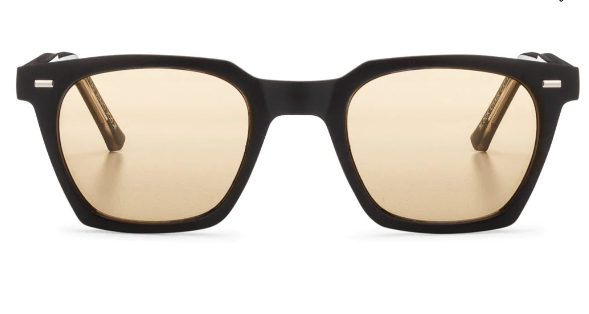 Spitfire Sunglasses – BC2 (Matte Black & Tan)