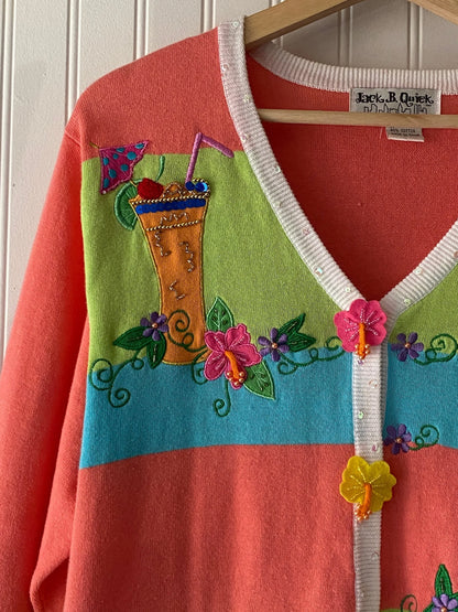 Summer Drinks Cardigan – Large
