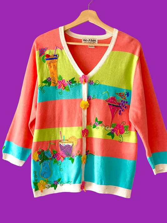 Summer Drinks Cardigan – Large
