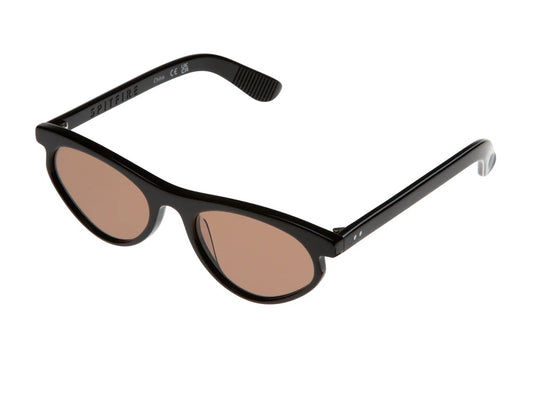Spitfire Sunglasses - CUT 125 (Black & Mocha)