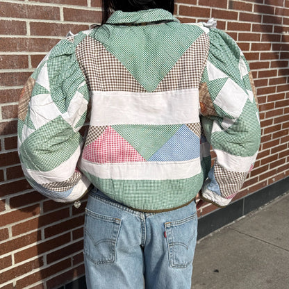 Cropped Quilted Jacket