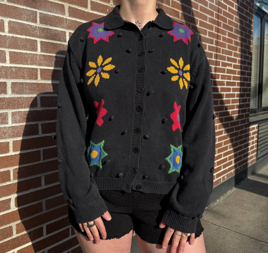 Pom Pom Cardigan