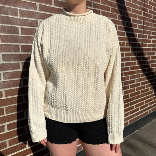 Mock Neck Knit Sweater