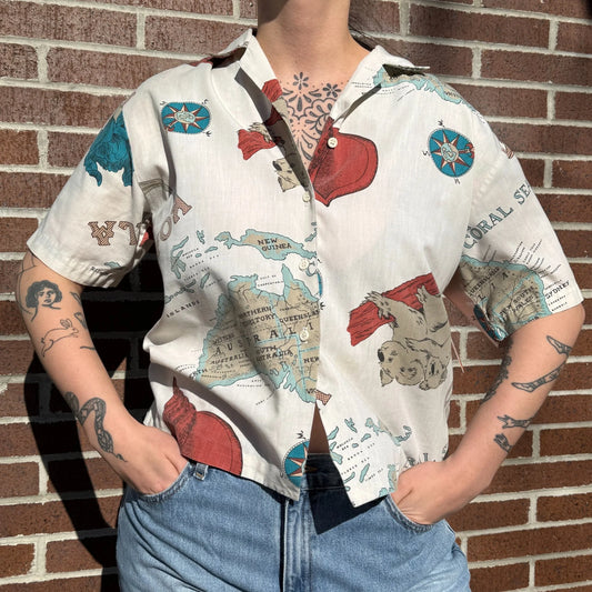 Australia Button Up