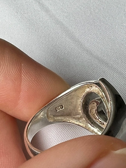 925 Sterling Silver Ring: Spiral