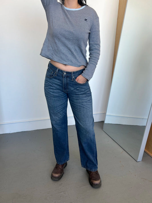 Levi Low Rise Straight Jeans - W: 32"