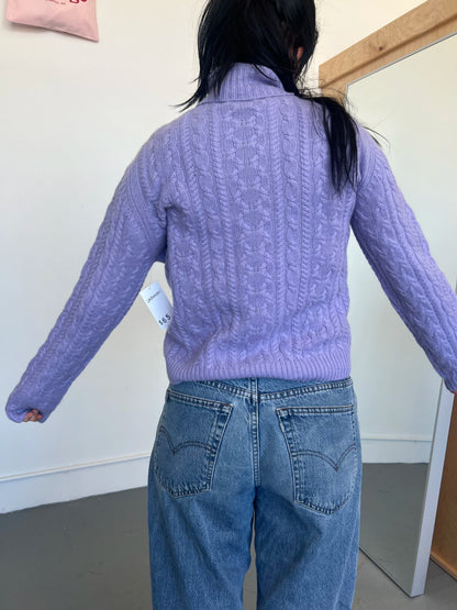 Lilac Cashmere Sweater