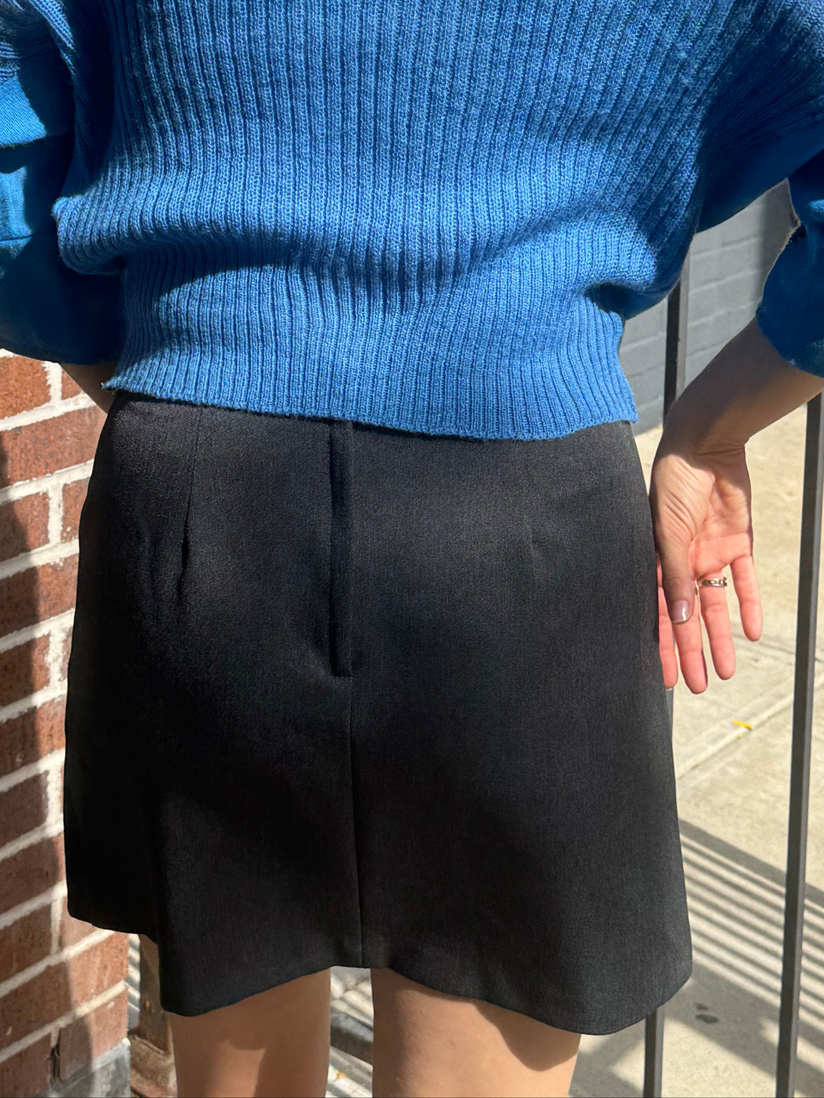 Grey Mini Skirt