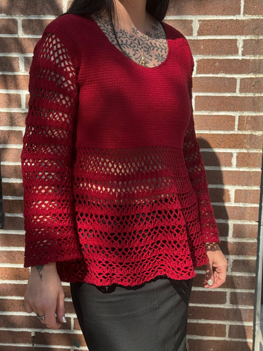 Red Knit Sweater