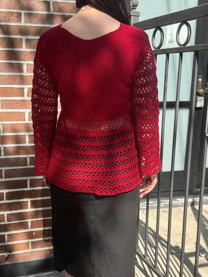 Red Knit Sweater