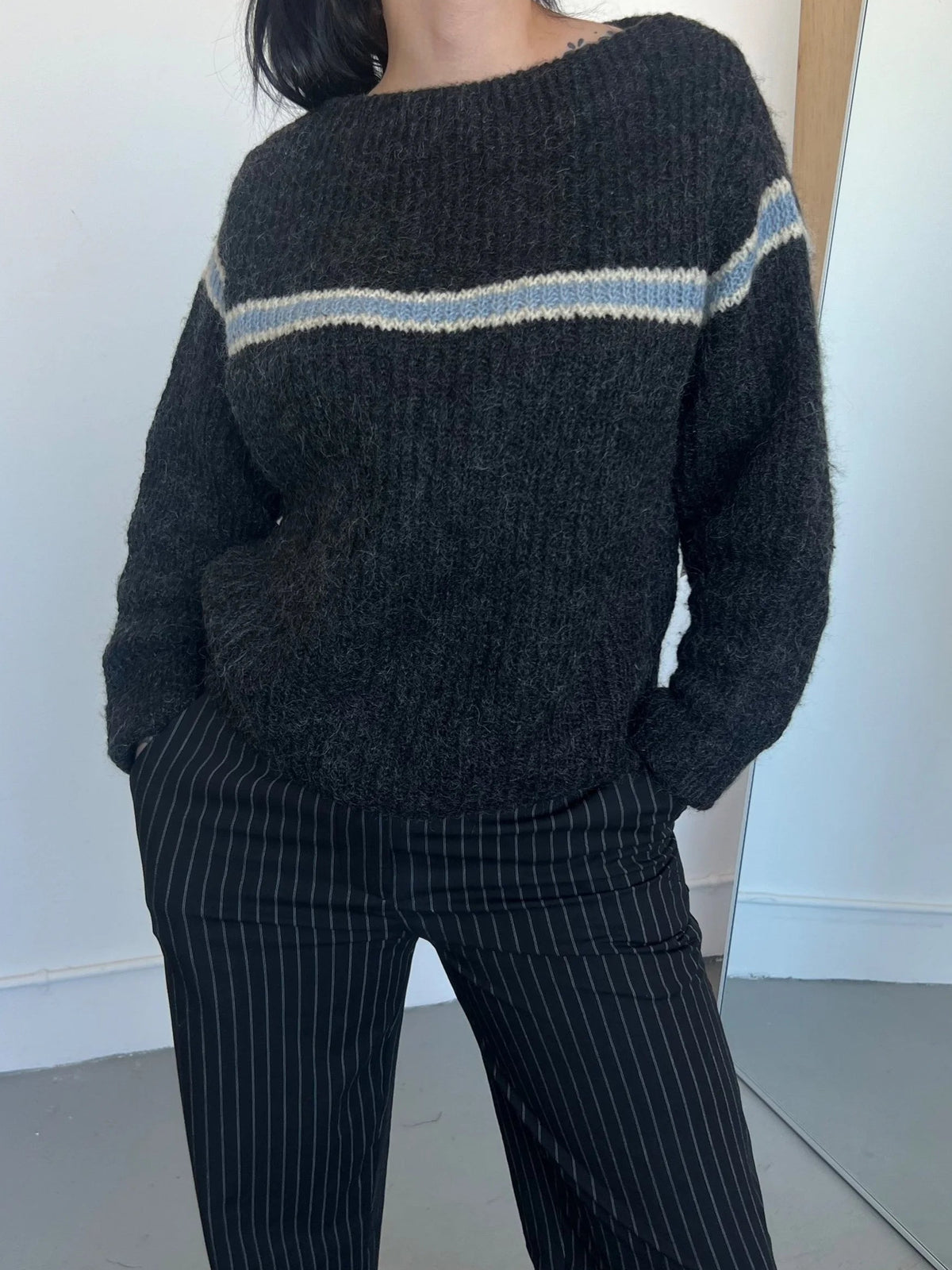 Y2k Striped Sweater – Awoke Vintage