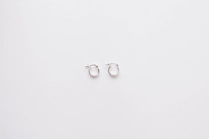Sterling Silver Hoops – Silver