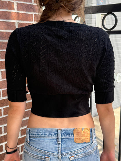Pointelle Y2K Top