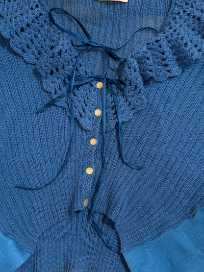 Ruffled Wool Sweater