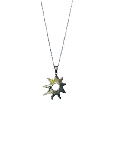 925 Sterling Silver Burst Necklace