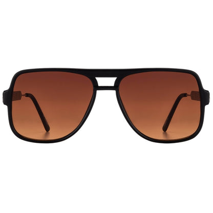 Spitfire Sunglasses – Orbital (Matte Black & Brown)