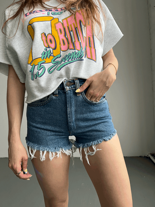 Levis Cutoff Shorts (Reworked) – W: 26"